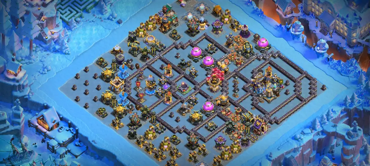 TH18 Legend League Base with Offset Town Hall