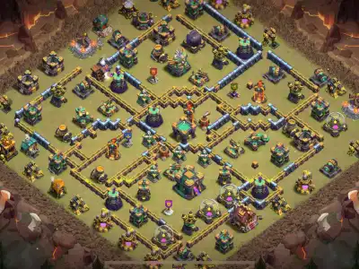 Layout TH14 Defense Base Layout for Clash of Clans Copy Link