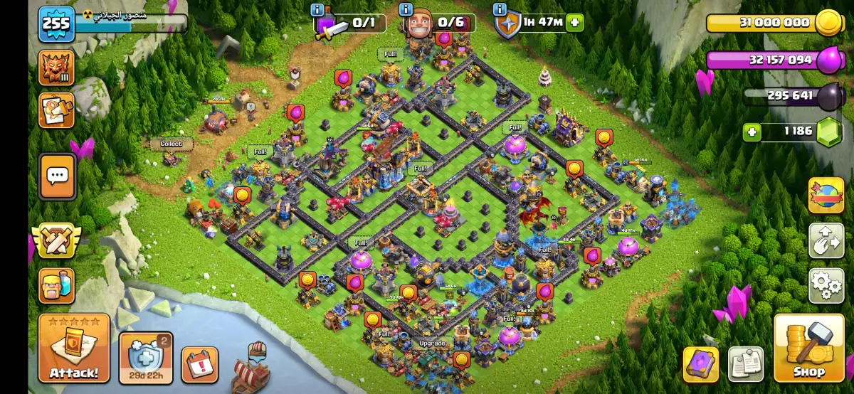 TH18 War Base for Clash of Clans Anti 2 Star Copy Link