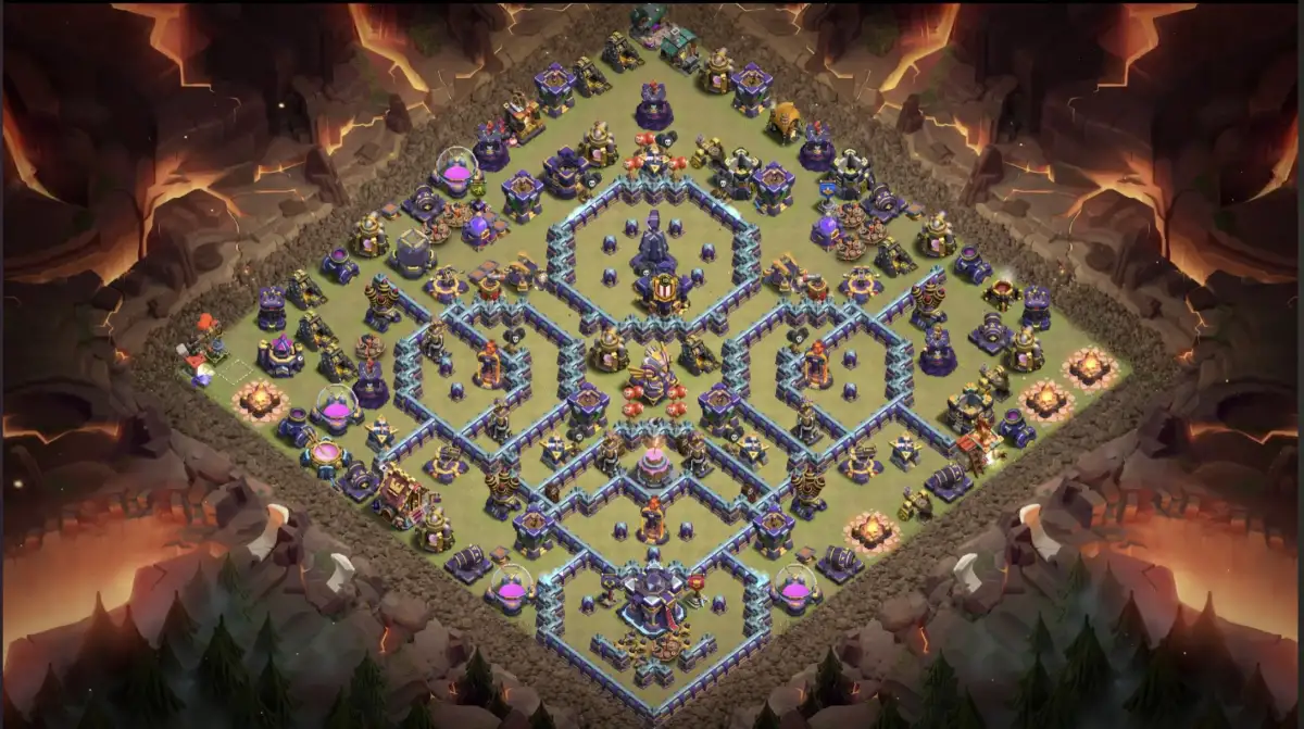 TH15 War Base Anti 3 Star Ring for Clash of Clans