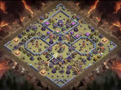 Layout TH15 War Badr Anti 3 Star Base for Clash of Clans