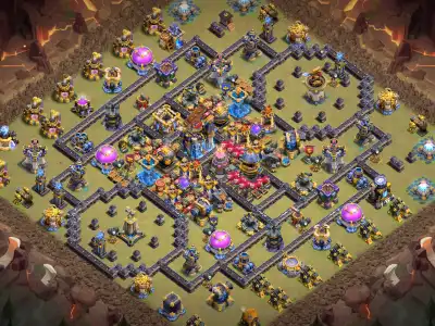 Layout TH18 War Base Anti 2 Star for Clash of Clans Legends
