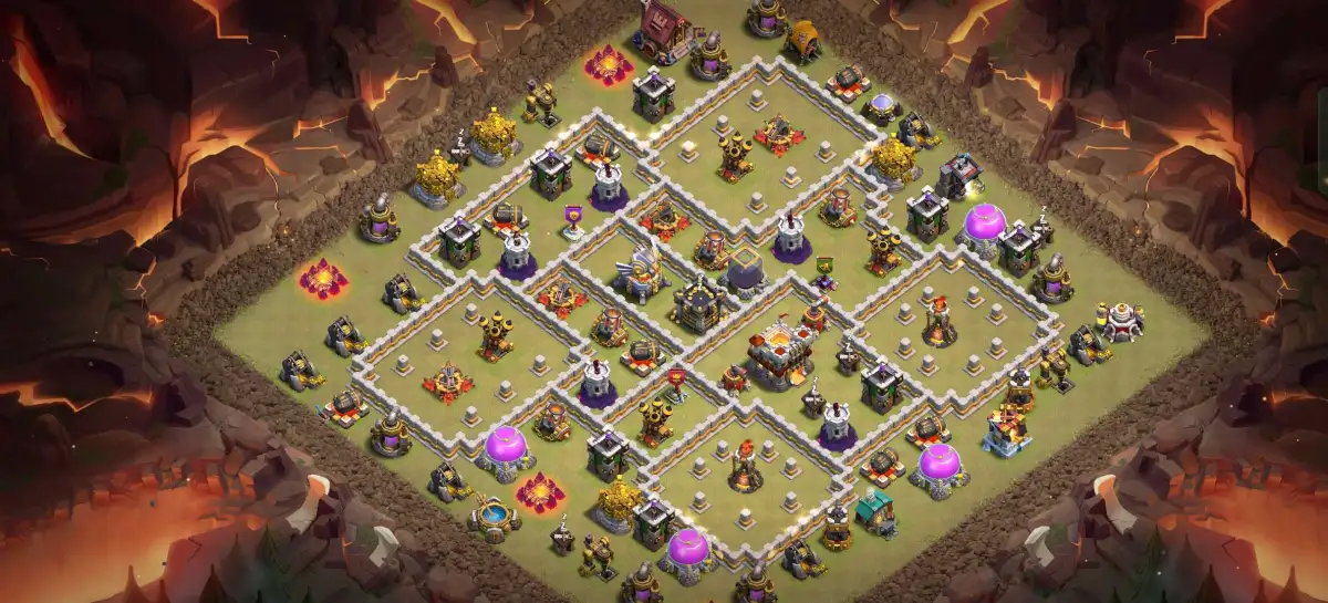 TH11 War Base for CoC | Clash of Clans War Badr