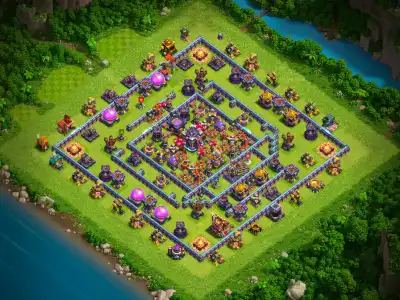 Layout TH15 Legend League Base for Clash of Clans Anti Everything