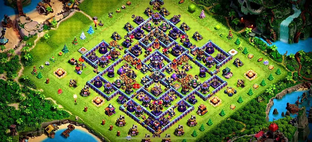 Layout Tactical TH15 Defense Coc Layout | Anti Everything Hybozuka