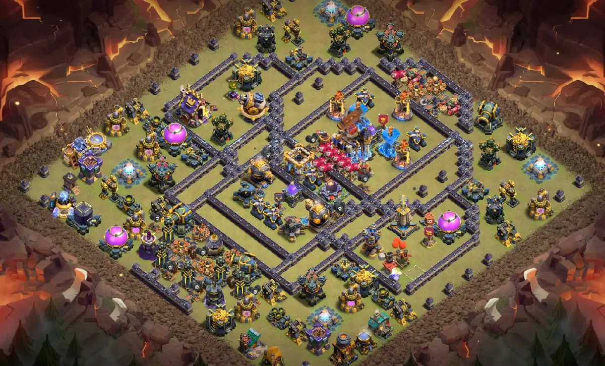 RDX TH18 Anti 3 Star Legend League COC Base Layout