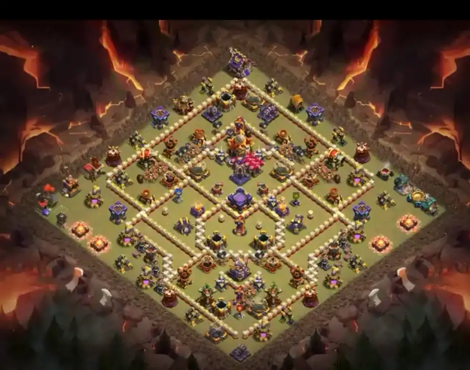TH16 War Anti Everything COC Base Layout with Copy Link