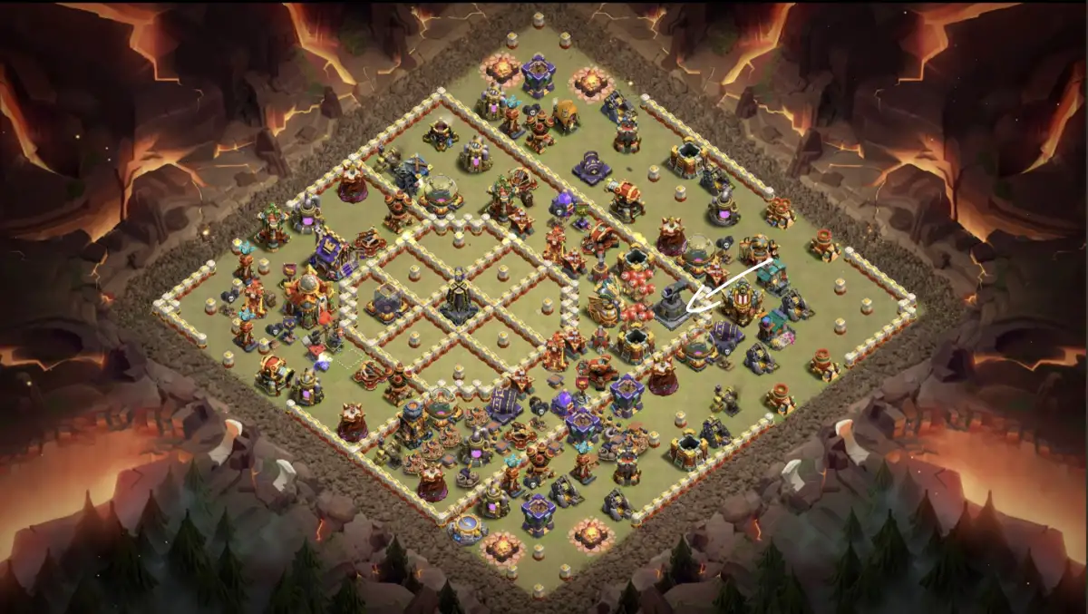 TH16 War Badr Anti 3 Star Base for Clash of Clans