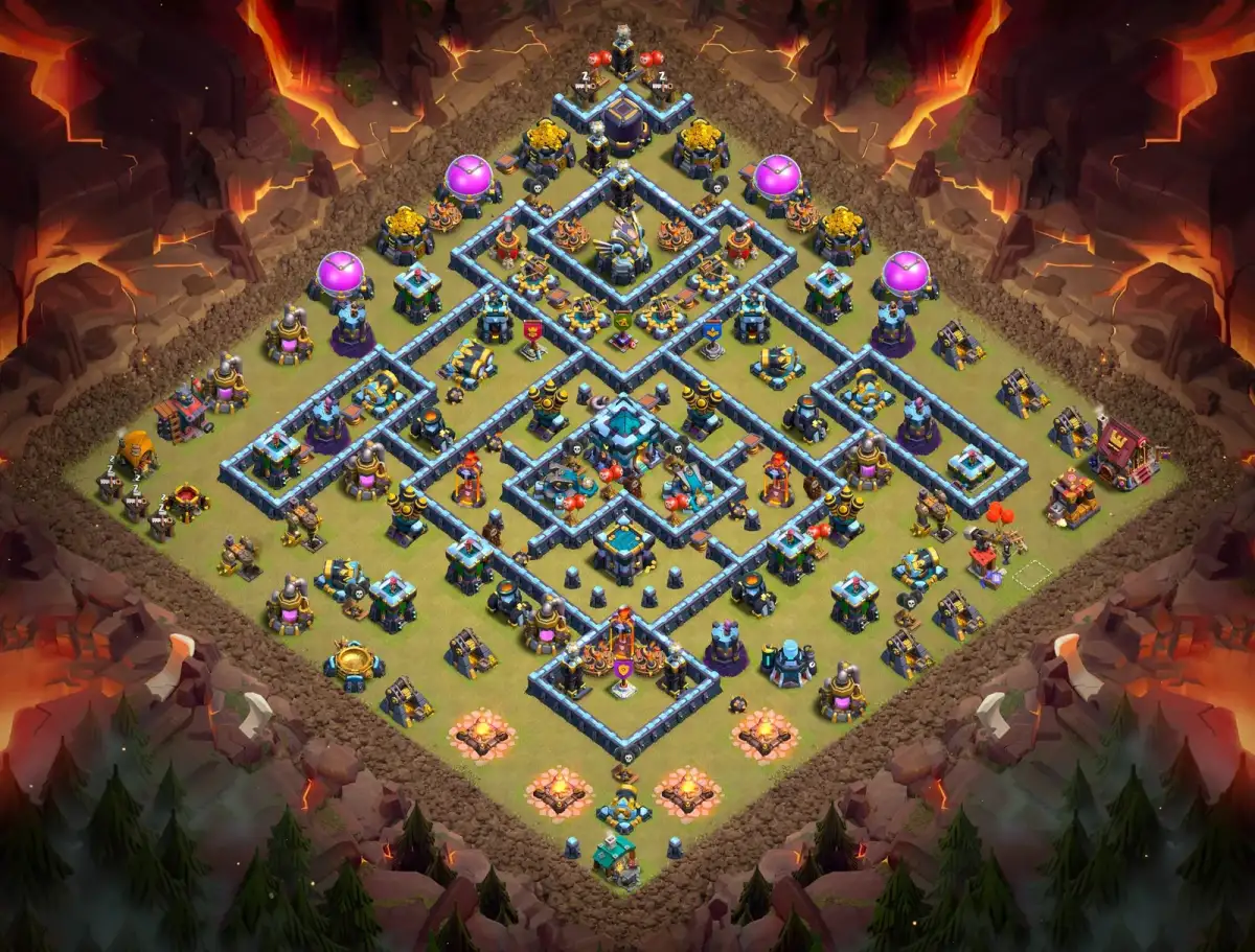 TH13 War Base for CoC Anti 3 Star | Clash of Clans