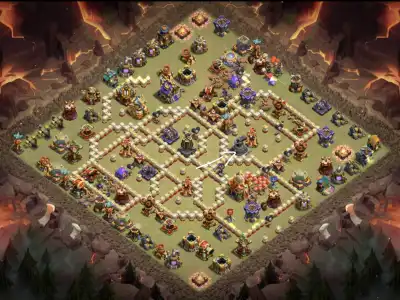 Layout TH16 War Base for CoC | Anti 3 Star Clash of Clans