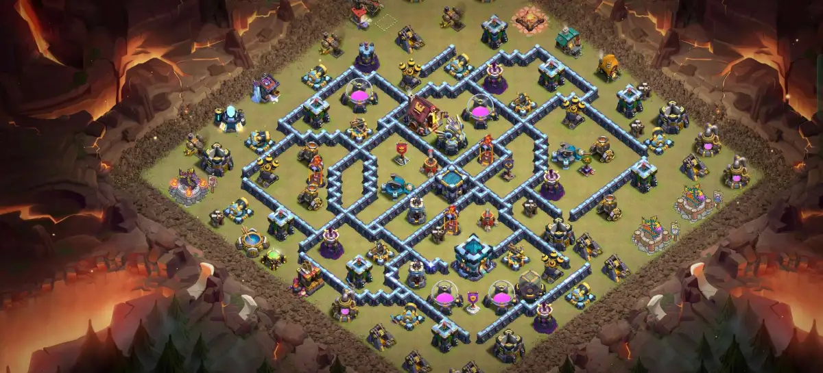 TH13 War Base for Clash of Clans Anti 3 Star Layout