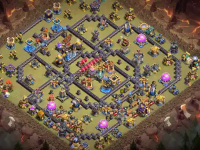 Layout TH18 War Base Anti 2 Star for Legend League and CWL