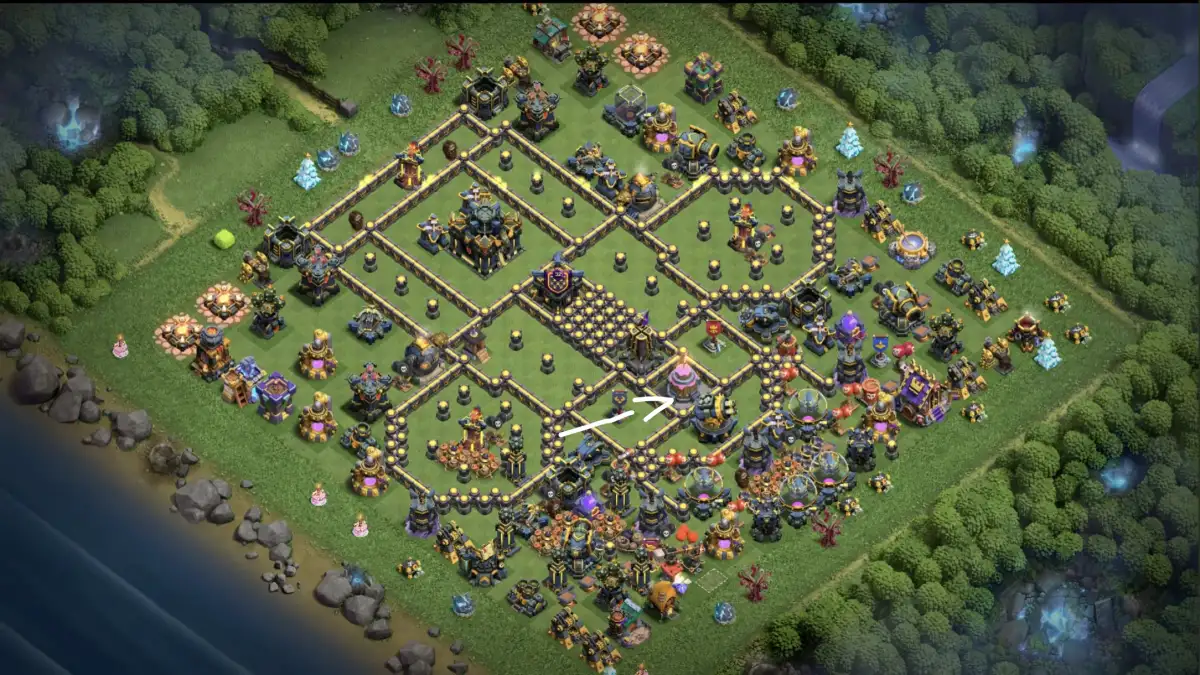 TH17 War Base for CoC | Clash of Clans Anti 3 Star