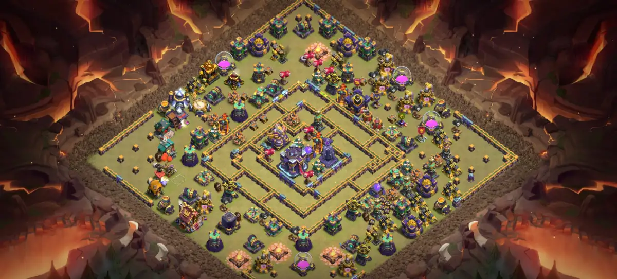 Strong TH15 Anti 2 Star War coc base layout 2026