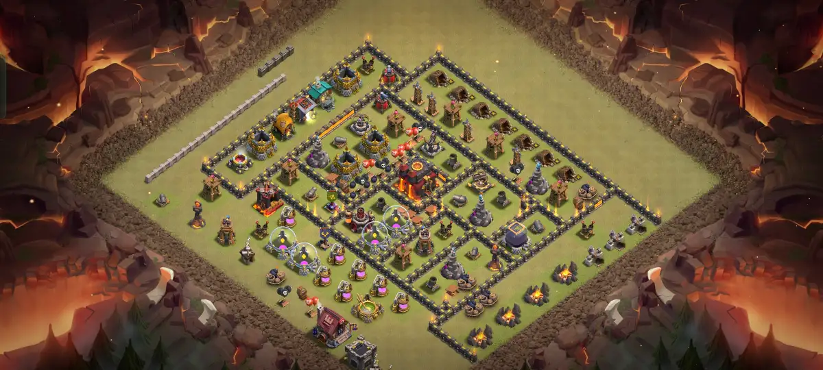 TH10 Anti 2 Star Legend League Base Layout Copy Link