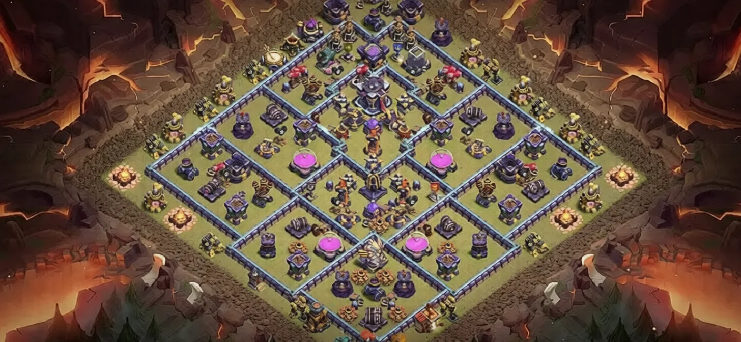 Layout Smartest TH15 War Coc Layout | Anti 3 Stars Inferno King