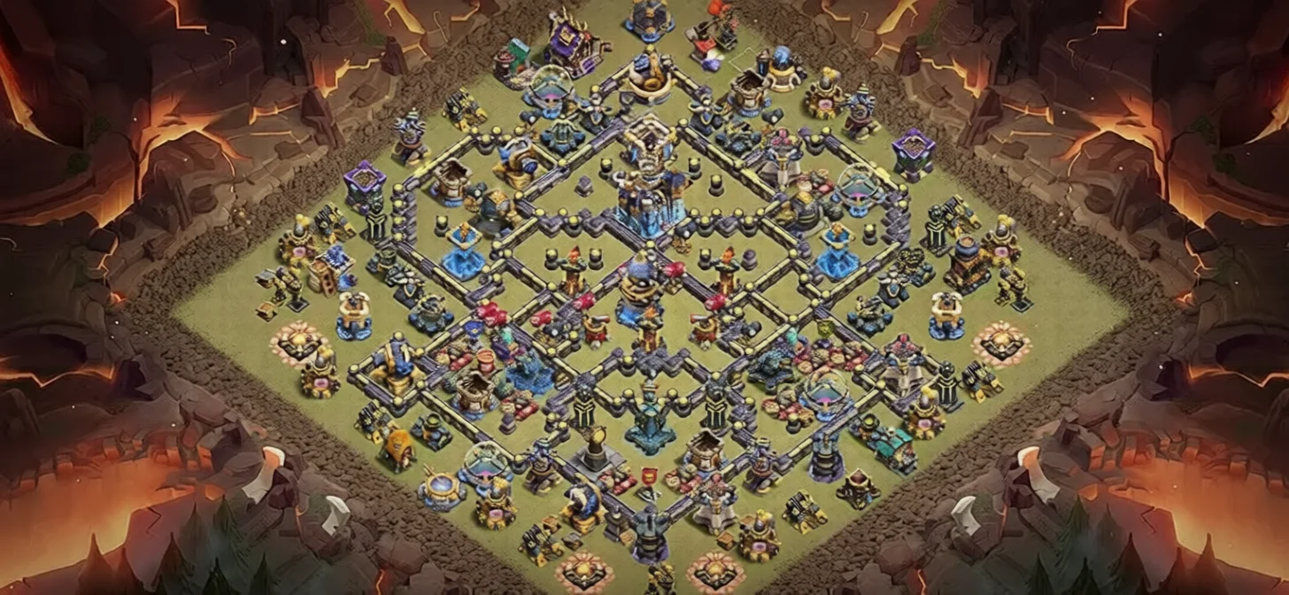 Layout Clean TH18 Defense Coc Layout | Legend League Apex Citadel