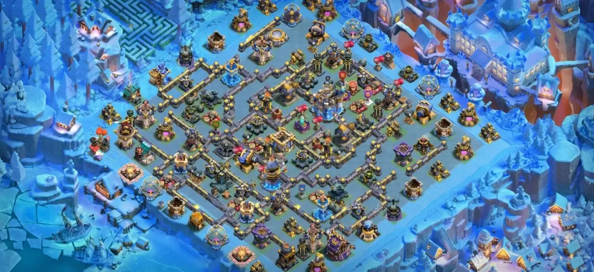 TH18 War Base Layout: Anti-Air Electro Dragon Trap 2026