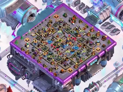 Layout TH18 Defense Coc Layout | Anti 2 Stars Mighty Defense *New*