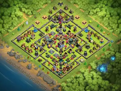 Layout Popular TH18 Farming Coc Layout | Anti 3 Stars Happy Farmer 2026 new