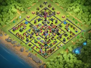 Popular TH18 Farming Coc Layout | Anti 3 Stars Happy Farmer 2026 new
