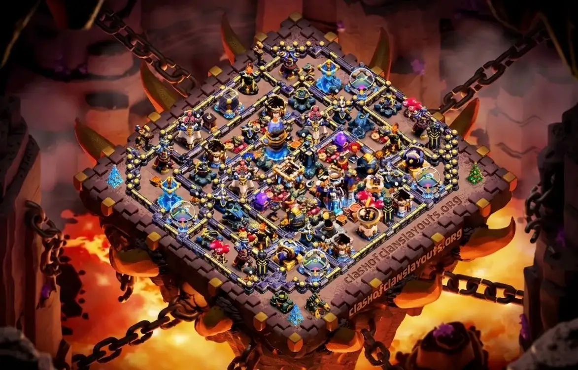 Updated TH18 Defense Coc Layout | Hybrid Black Venom's 