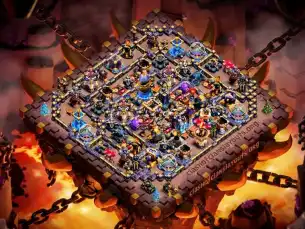 Updated TH18 Defense Coc Layout | Hybrid Black Venom's 