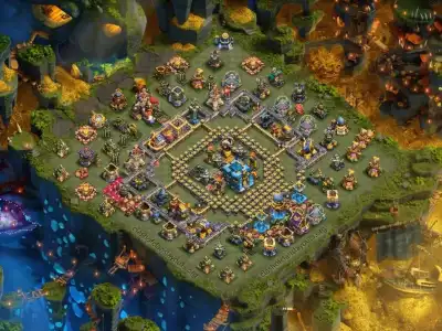 Layout Push-Ready TH18 Defense Coc Layout | Legend League Bomber Minion