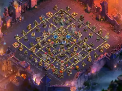 Layout Practical TH18 Farming Coc Layout | Anti 3 Stars Alisson New