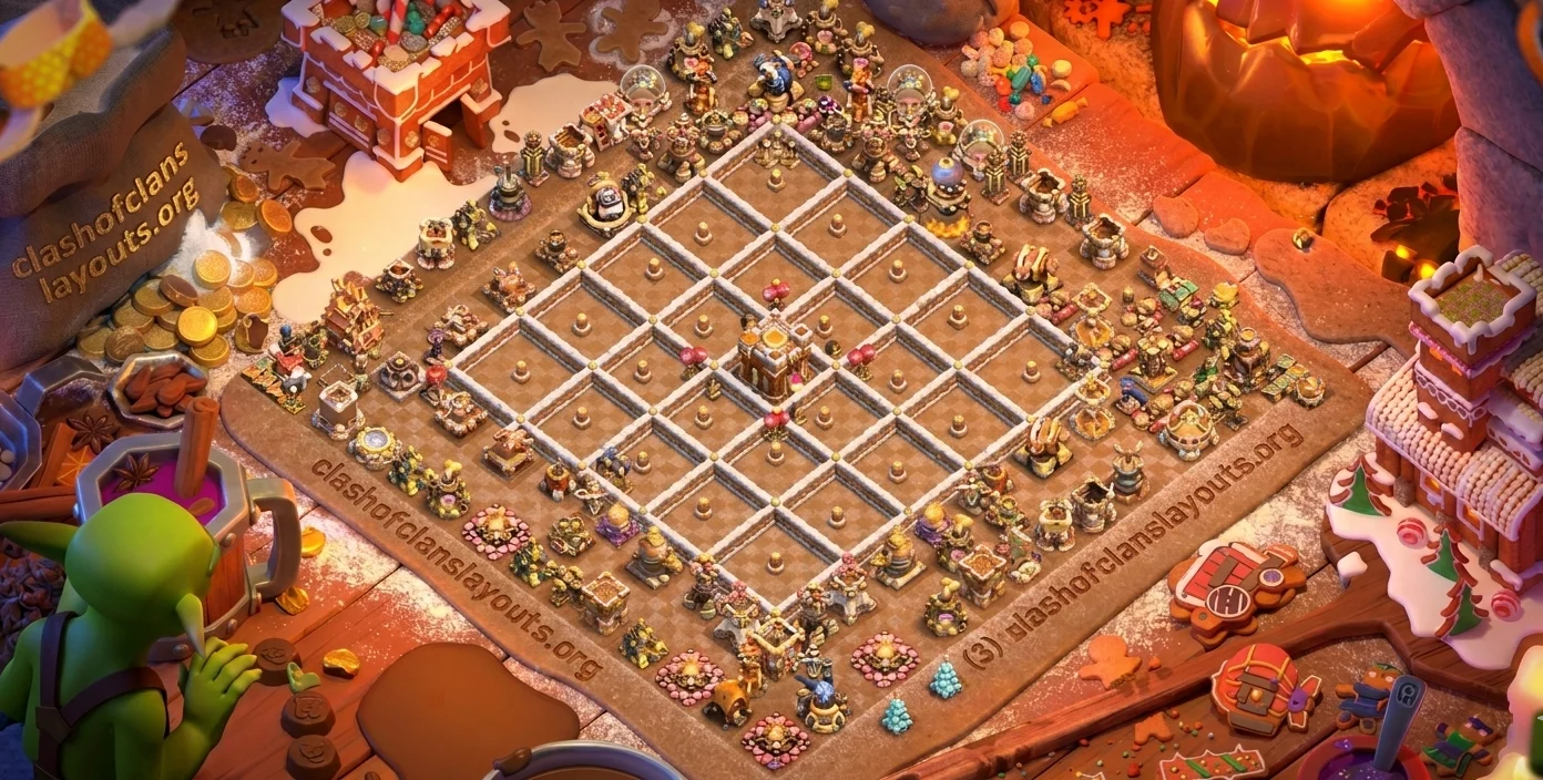 Top TH18 Defense Coc Layout | Anti Everything Night Emperor