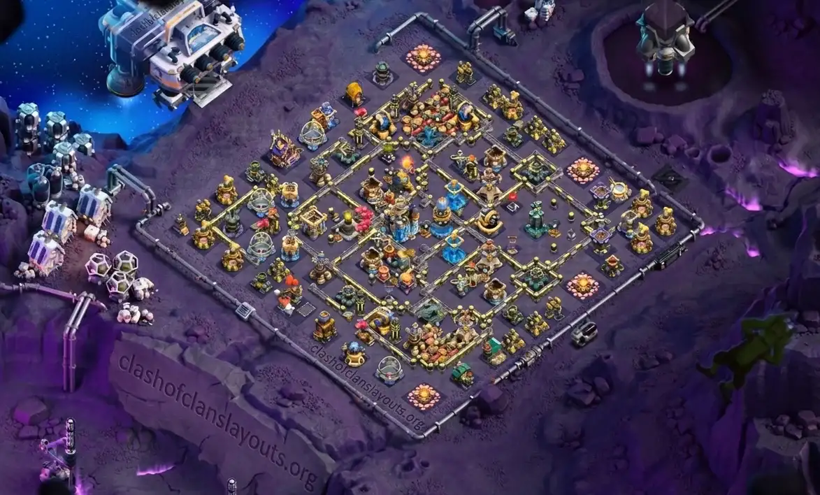 Battle-Tested TH18 Defense Coc Layout | Hybrid Storm Vanguard