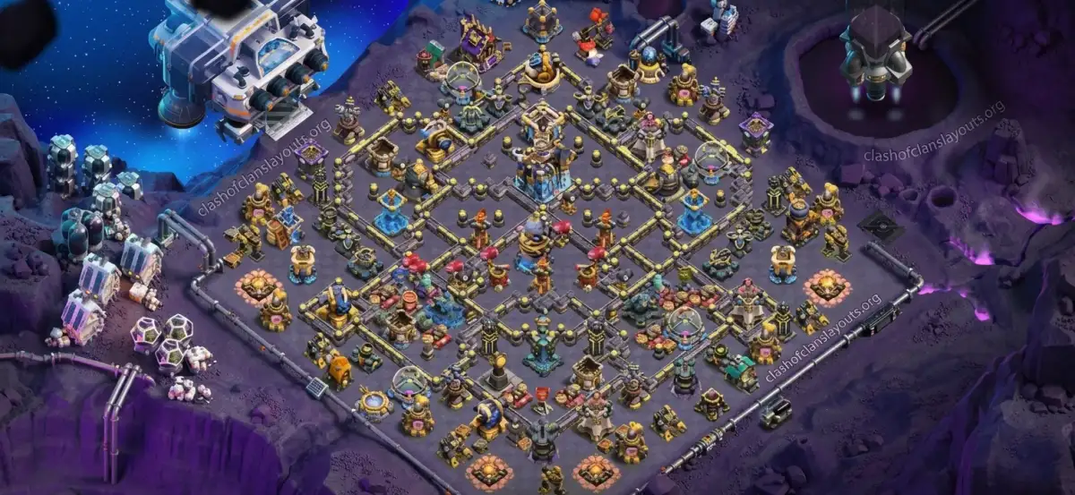 Clean TH18 Defense Coc Layout | Legend League Apex Citadel