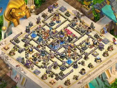 Layout War-Focused TH18 Defense Coc Layout | Legend League Supreme Stronghold