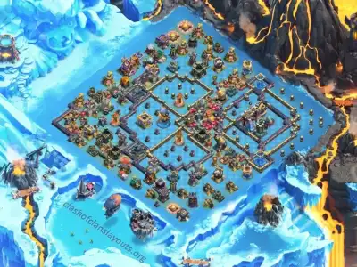 Layout New TH18 War Coc Layout | Anti 3 Stars CWL Latest Beast