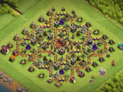 Layout Smartest TH10 War Coc Layout | Anti 3 Stars Raids Proof