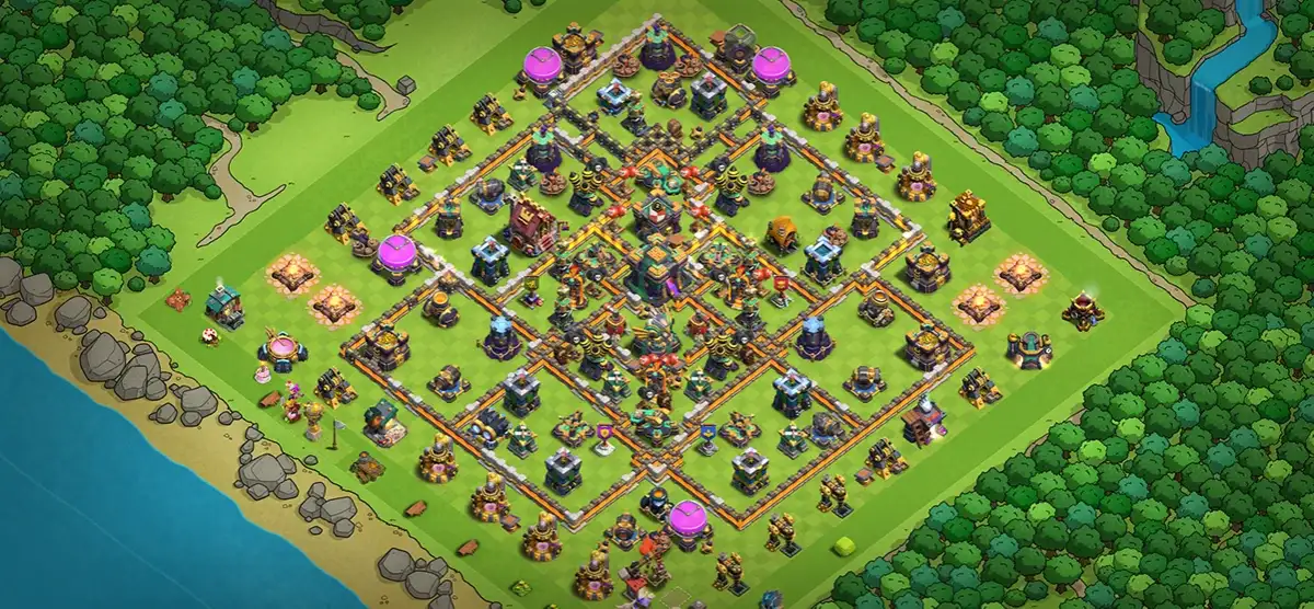 Base-Breaker TH14 War Coc Layout | Anti 2 Stars Indian Clans