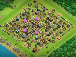 Expert TH14 Farming Coc Layout | Anti Air / Electro Dragon USA best clans