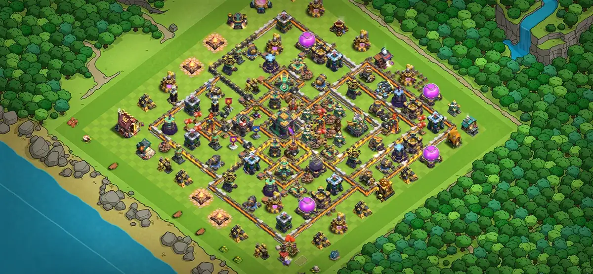 Brutal TH14 War Coc Layout | Anti 2 Stars Legend Rome