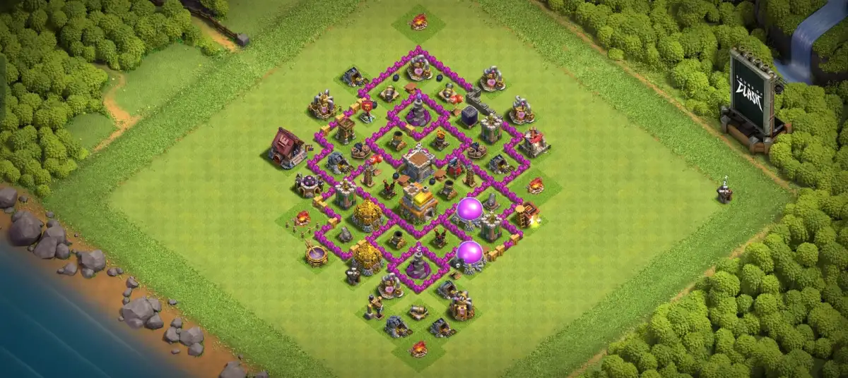Approved TH7 War Coc Layout | Anti 3 Stars BiteMe