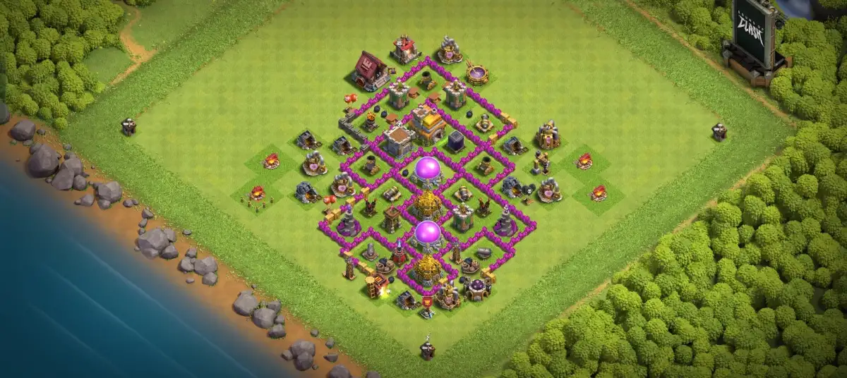 Custom TH7 Farming Coc Layout | Anti 3 Stars MY OLD FARM 