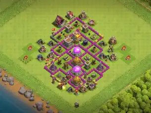 Custom TH7 Farming Coc Layout | Anti 3 Stars MY OLD FARM 