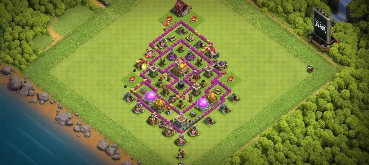 Strategic TH7 Defense Coc Layout | Anti Air / Dragon Mother of Dragon