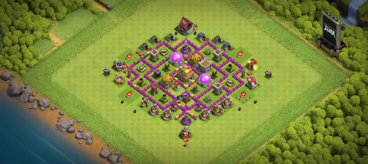 Ultimate TH7 Defense Coc Layout | Anti Everything Airforce Warriors