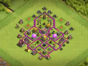 Reliable TH7 Farming Coc Layout | Anti 3 Stars CC New