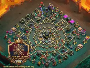 Expert TH17 Defense Coc Layout | Anti Air / Electro Dragon Trophy Pushing Base