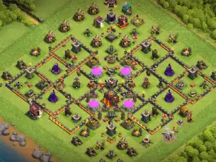 Defensive TH10 War Coc Layout | Anti Everything All Max Level