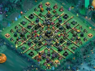 CWL 2026 TH17 Defense Coc Layout | Anti Everything Golden Age