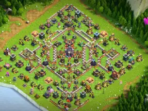 TH15 War Diamond Base – Anti 2-Star, Anti Electro Dragon (Copy)