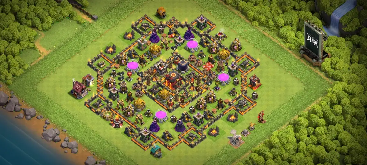 Strong TH10 Farming Coc Layout | Anti Everything CWL India 2026