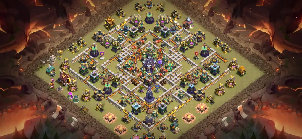 Farm-Safe TH15 War Coc Layout | Anti 3 Stars BigBoss